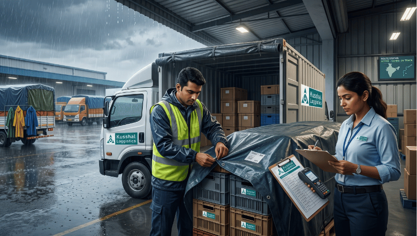 Monsoon-Ready Logistics in India: How Businesses Can Avoid Transport Delays and Cargo Damage